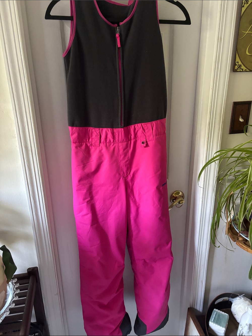 Arctix Infinity Limitless Fleece Pink & Black Insulated Snow Bib Pants